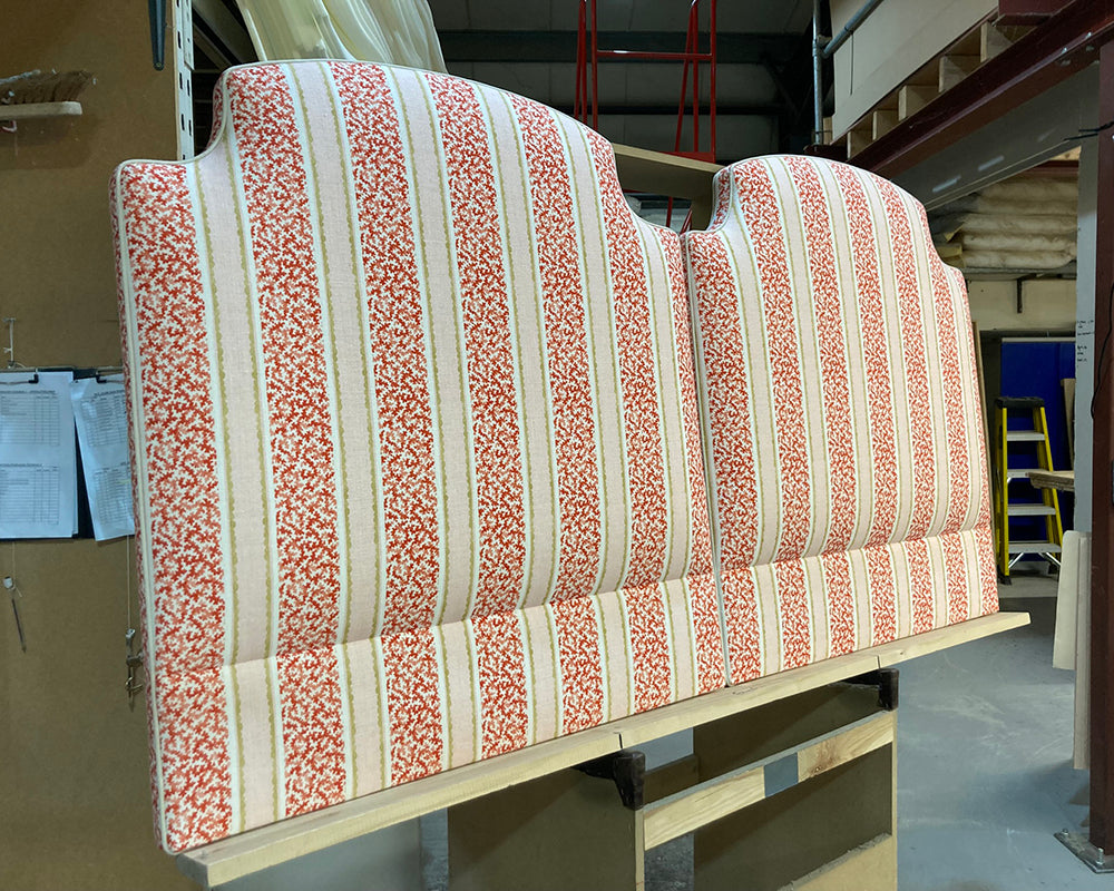 Twin Single Puffin Headboards Linwood Garden Gate Strawberry Mousse