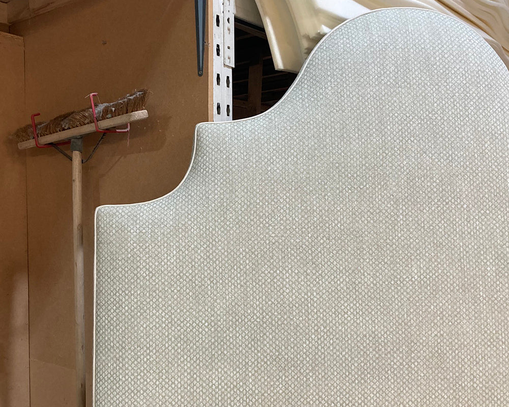 Kingsize Samson Headboard Fermoie Figured Linen 110