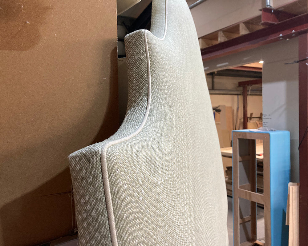 Kingsize Samson Headboard Fermoie Figured Linen 110