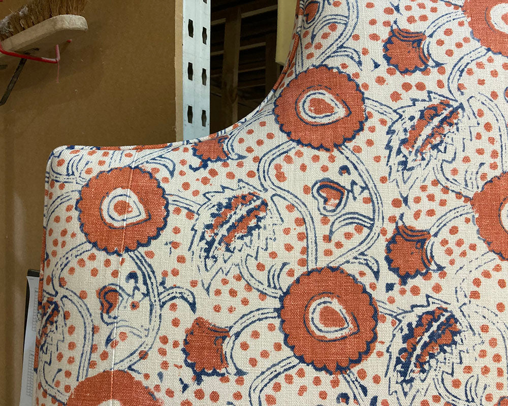 Kingsize Samson Headboard Linwood Rubia Rust