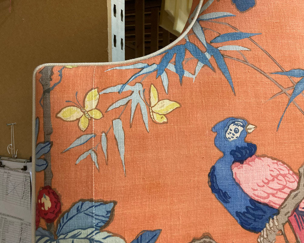 Kingsize Samson Headboard Linwood Miji Tomato