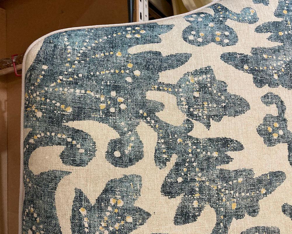 Double Barra Headboard Lewis & Wood Pomegranate Sea Holly