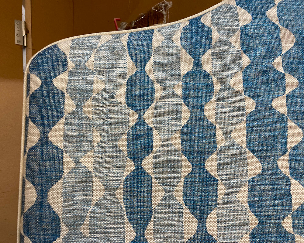 Double Barra Headboard Fermoie Whittle 010 Blue