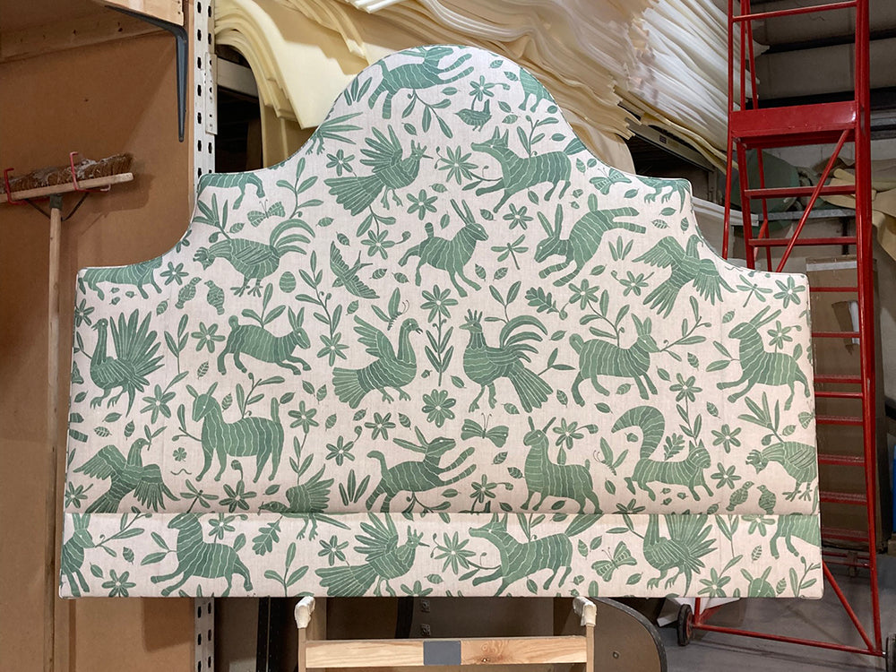 Super King Samson Headboard Lewis & Wood Otomi Leafy