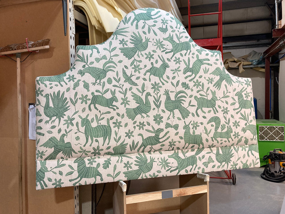 Super King Samson Headboard Lewis & Wood Otomi Leafy