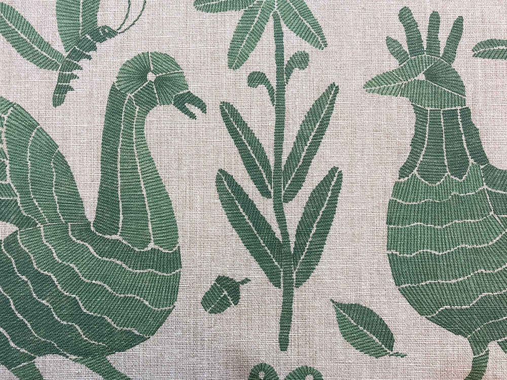 Super King Samson Headboard Lewis & Wood Otomi Leafy