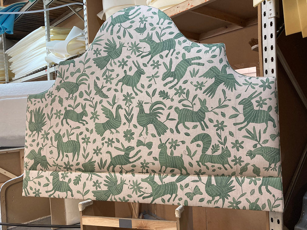 Super King Samson Headboard Lewis & Wood Otomi Leafy