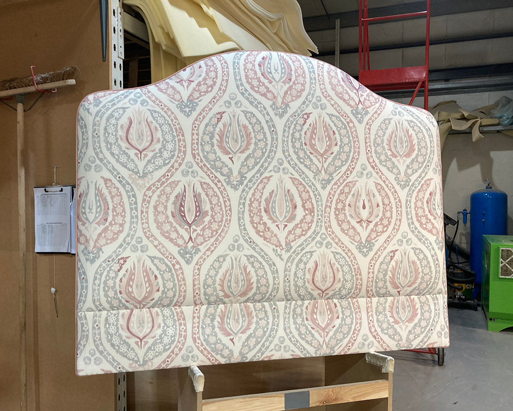 Double Barra Headboard Lewis & Wood Benaki Rock Rose