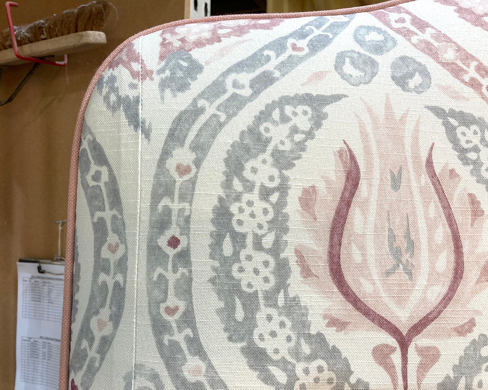 Double Barra Headboard Lewis & Wood Benaki Rock Rose