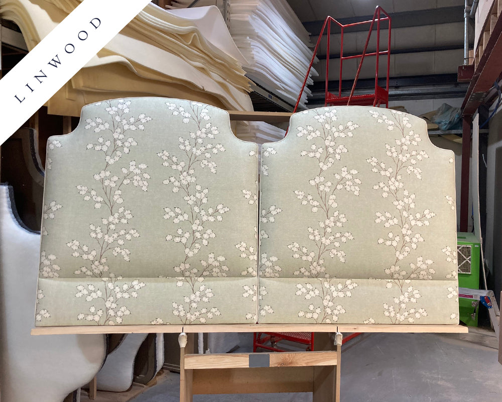 Twin Single Puffin Headboards Linwood Lottie Sage