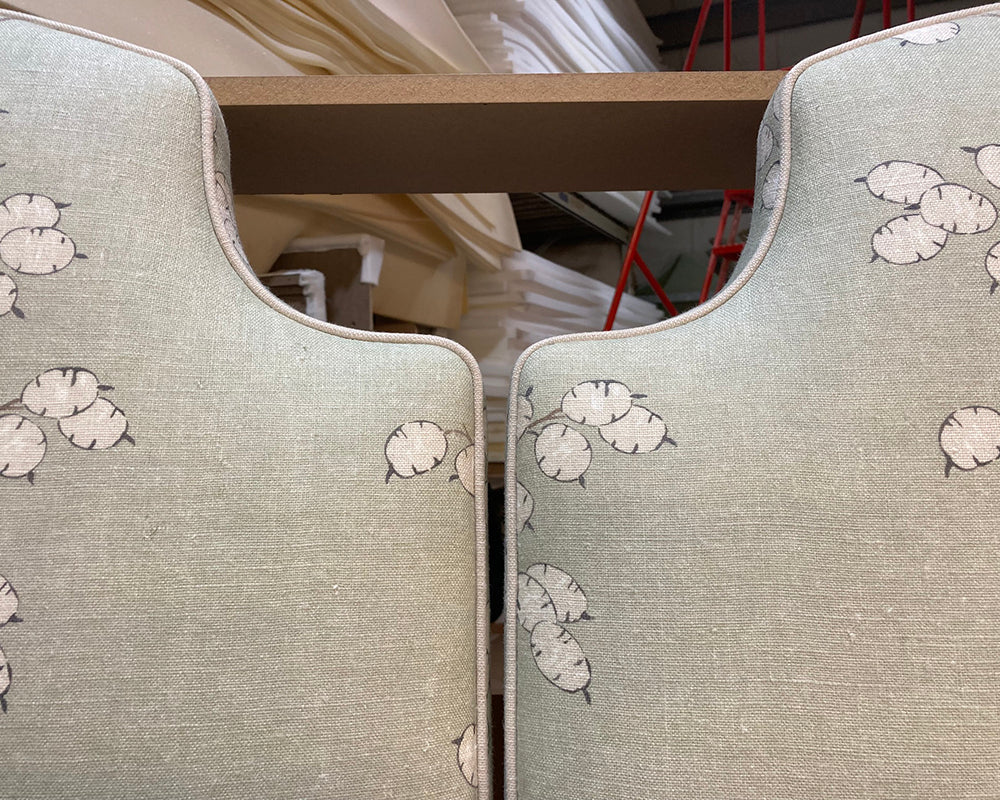 Twin Single Puffin Headboards Linwood Lottie Sage
