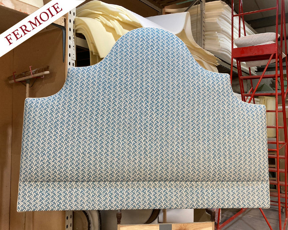 Super King Samson Headboard Fermoie Chiltern Blue