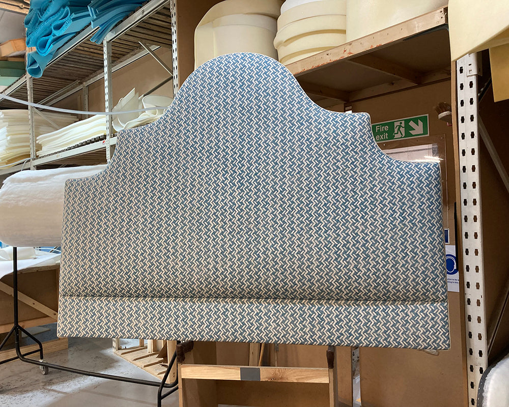 Super King Samson Headboard Fermoie Chiltern Blue