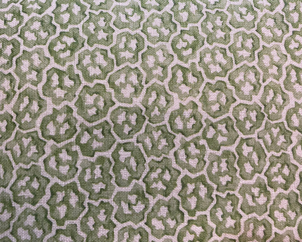Kingsize Barra Headboard Linwood Hopscotch Gooseberry Green