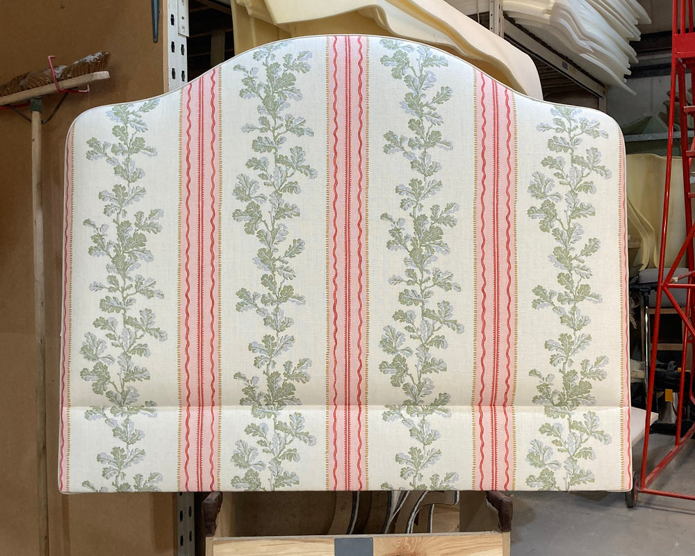 Double Barra Headboard Linwood Hester Pink/Green