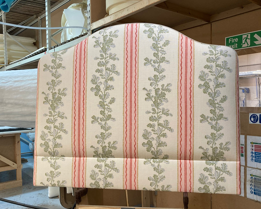 Double Barra Headboard Linwood Hester Pink/Green