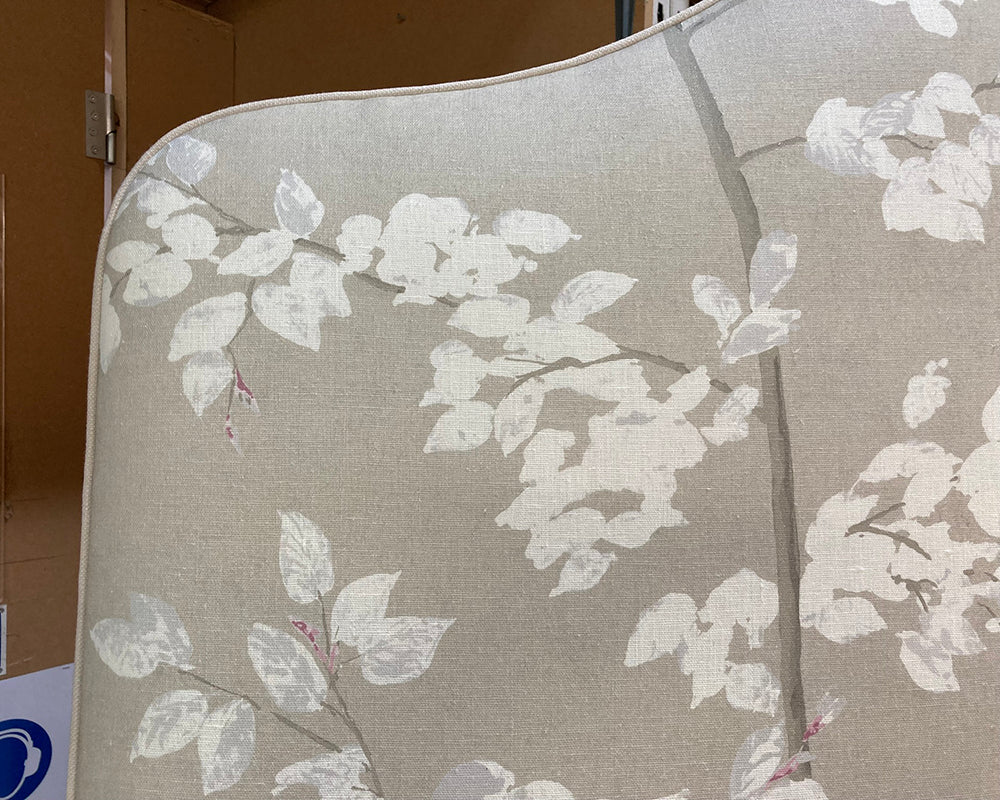 Double Barra Headboard Lewis & Wood Beech Taupe