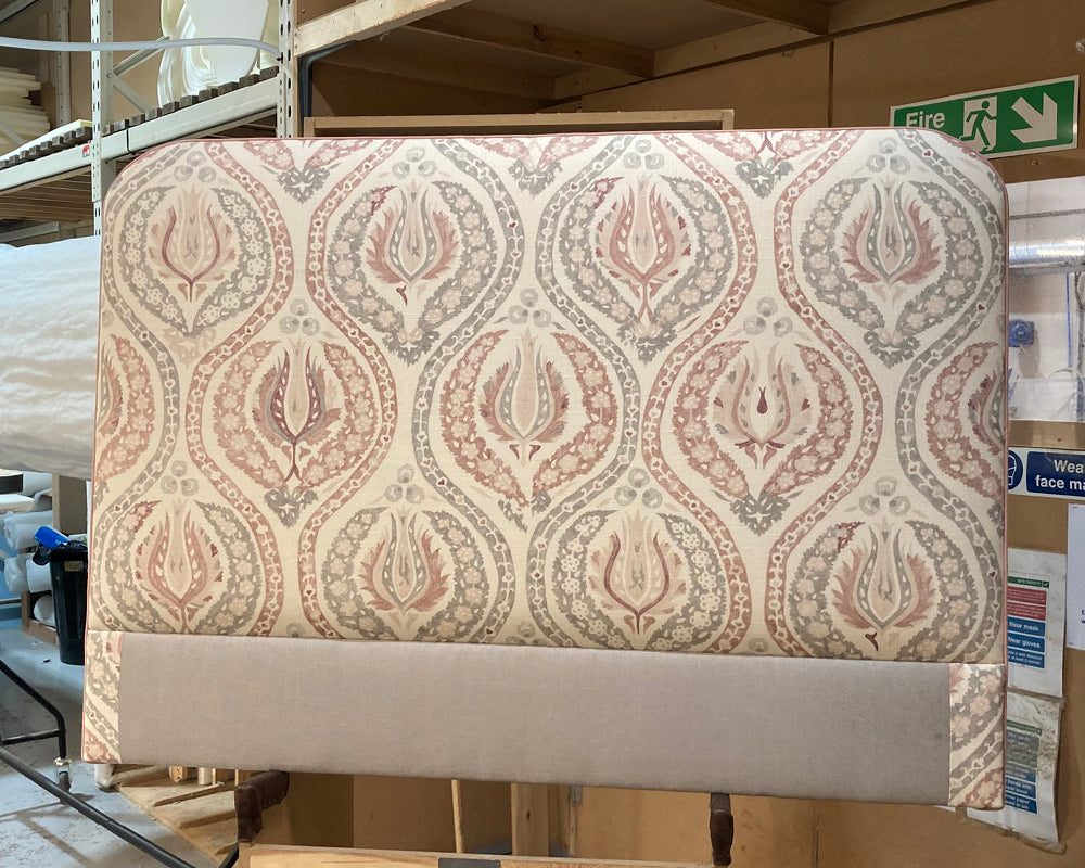 Double Faray Headboard Lewis & Wood Benaki Rock Rose