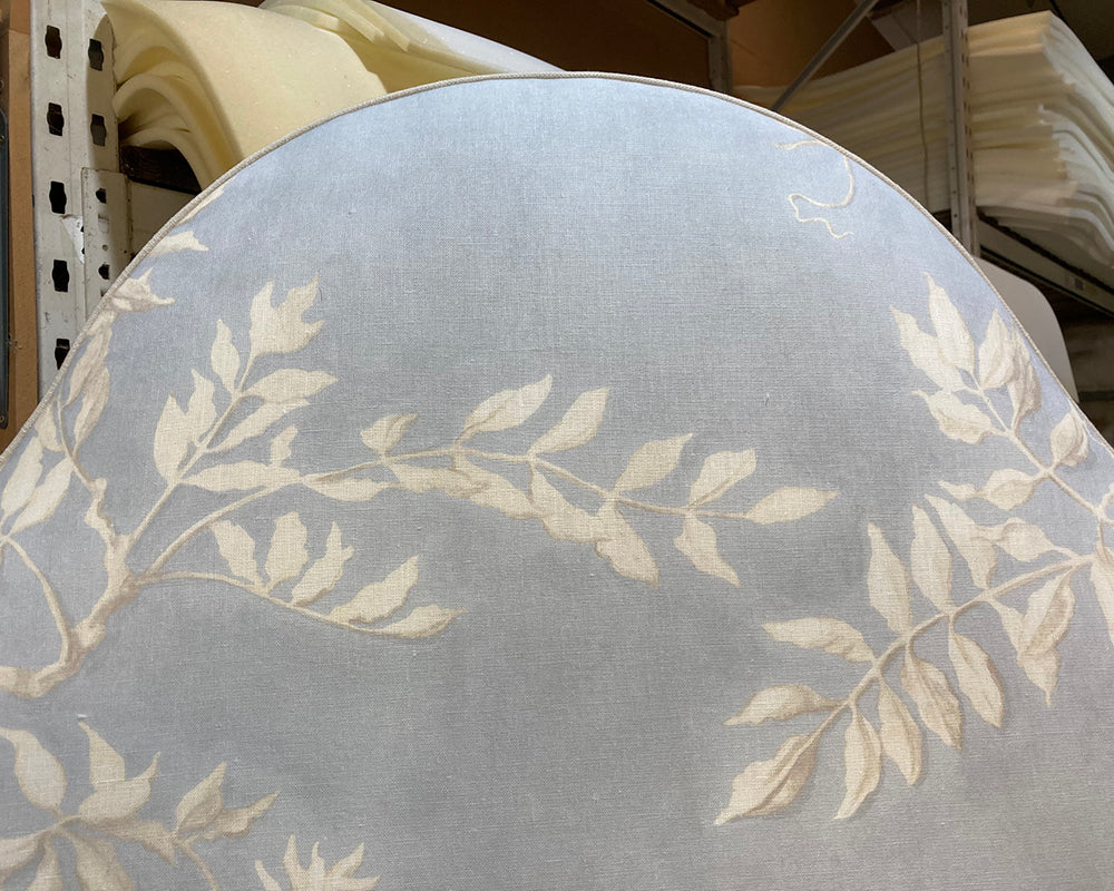 Kingsize Samson Headboard Lewis & Wood Doves Summer Blue