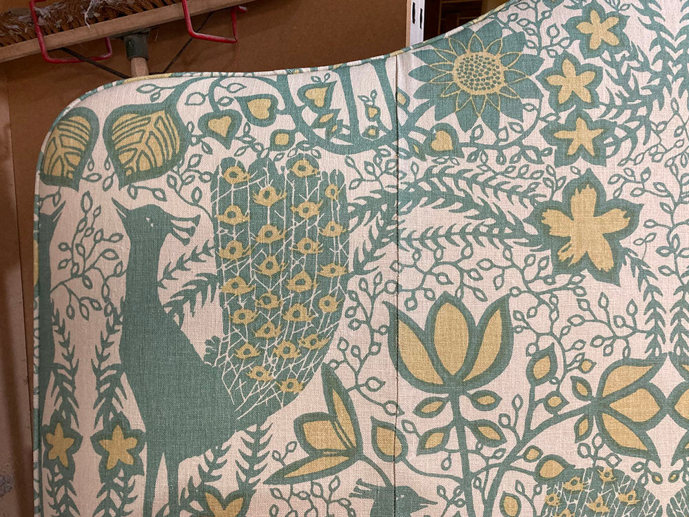 Super King Barra Headboard Lewis & Wood Peacock Frascati