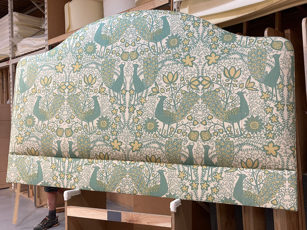 Super King Barra Headboard Lewis & Wood Peacock Frascati