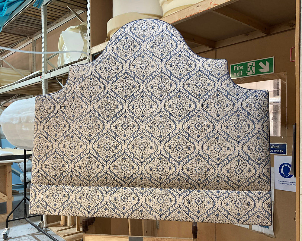 Kingsize Samson Headboard Linwood Kala Raindrop