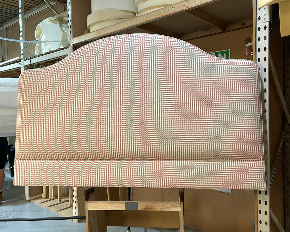 Super King Barra Headboard Lewis & Wood Diamond Dot Rose