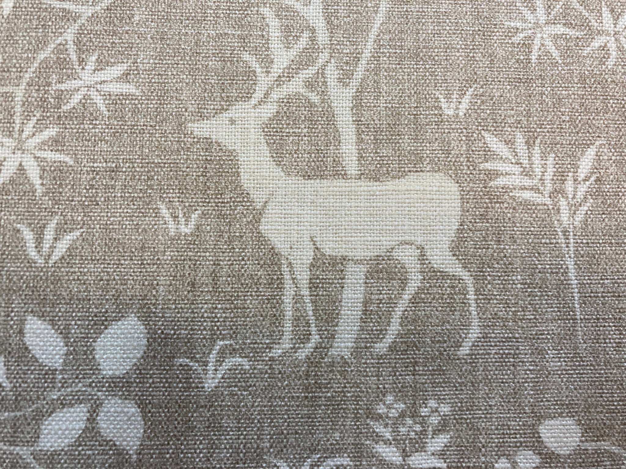 Super King Samson Headboard Lewis & Wood Voysey Park Flax