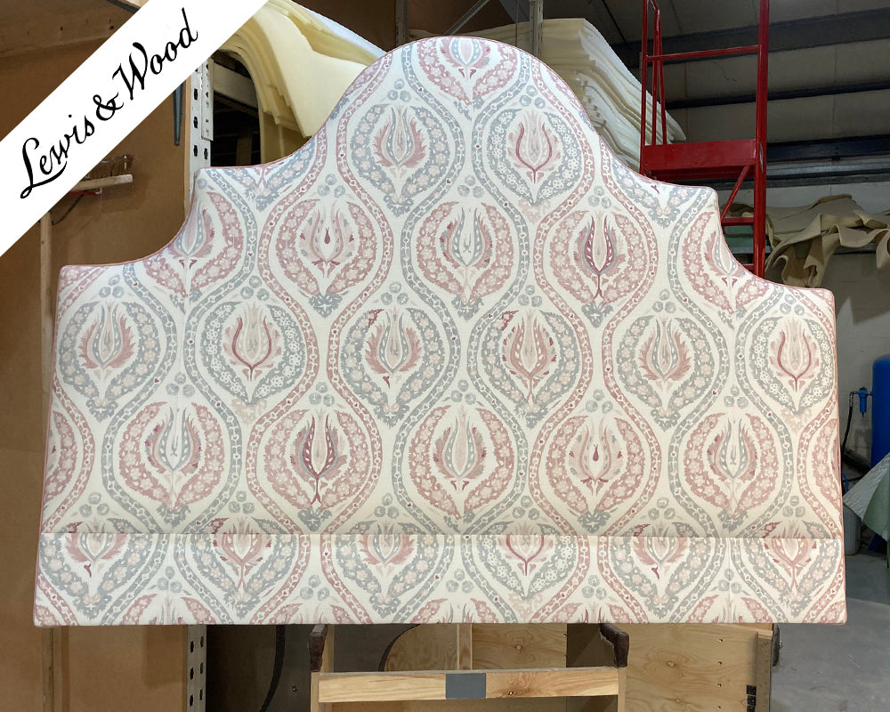 Super King Samson Headboard Lewis & Wood Benaki Rock Rose