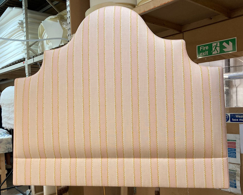 Kingsize Samson Headboard Linwood Croquet Rose