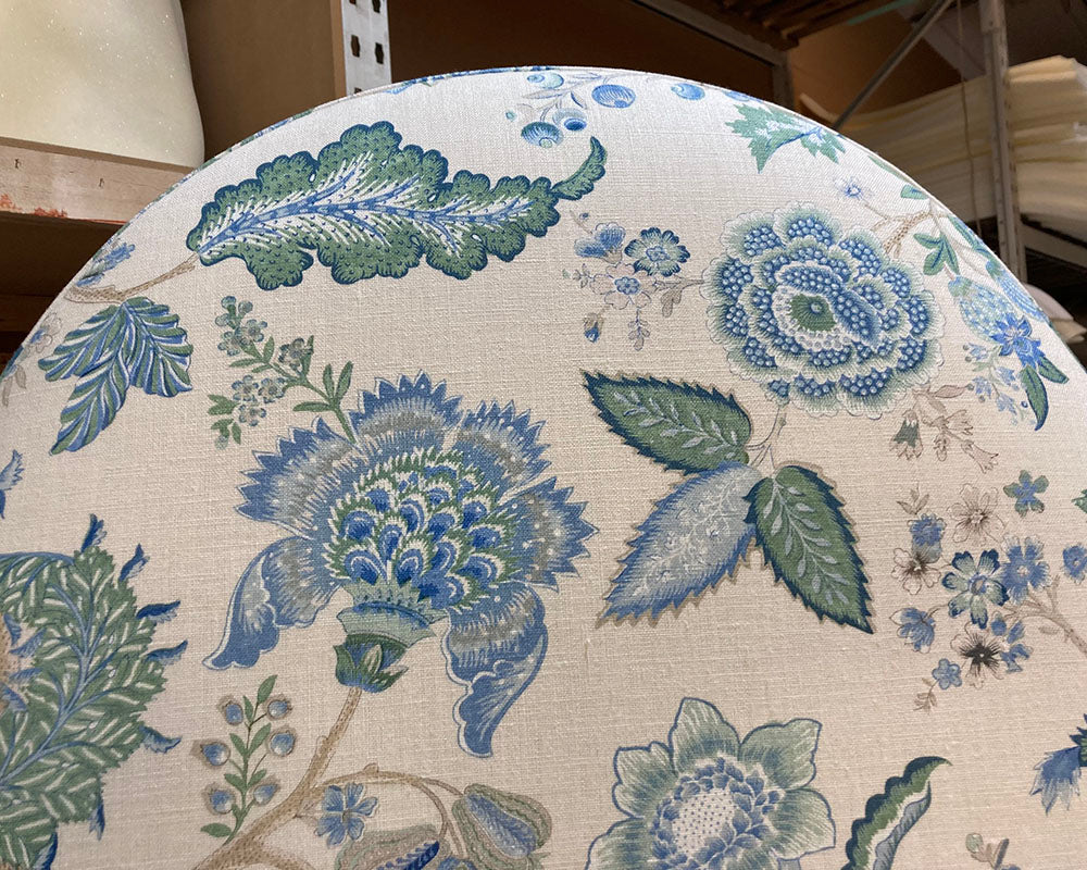 Super King Samson Headboard Linwood Kitty Blue/Green