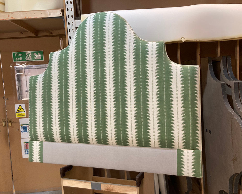 Kingsize Samson Headboard Linwood Ruched Lizard