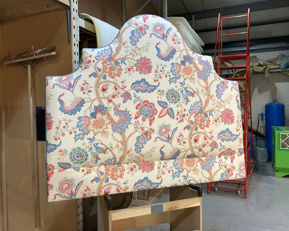 Kingsize Samson Headboard Linwood Kitty Indian Summer