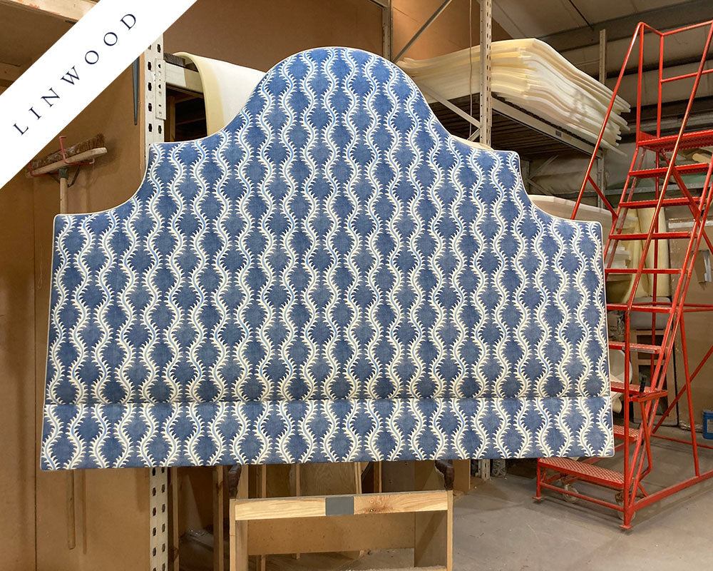 Super King Samson Headboard Linwood Helter Skelter Adriatic