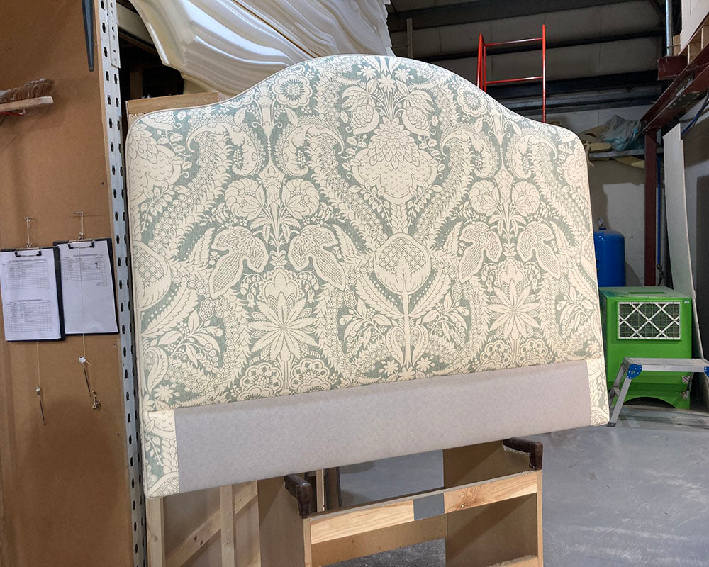 Double Barra Headboard Lewis & Wood Hanbury Verdigris