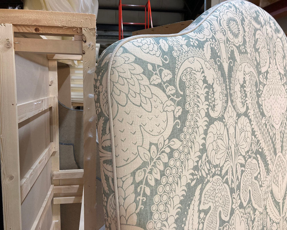 Double Barra Headboard Lewis & Wood Hanbury Verdigris