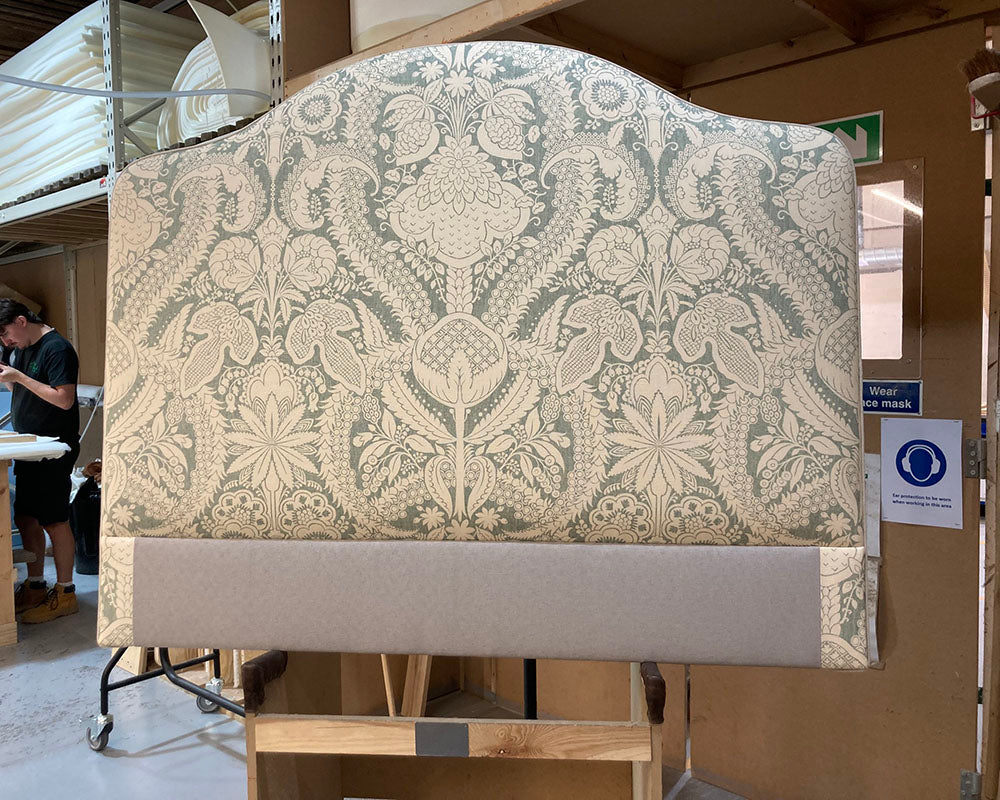 Double Barra Headboard Lewis & Wood Hanbury Verdigris