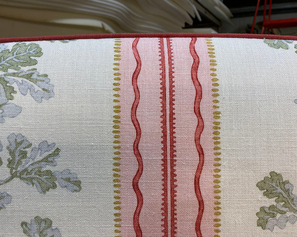 Super King Puffin Headboard Linwood Hester Pink/Green