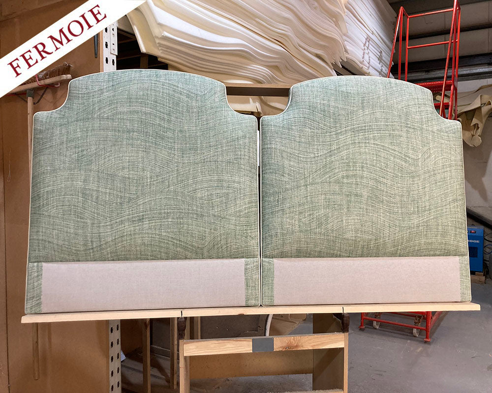 Twin Single Puffin Headboards Fermoie Wave 012