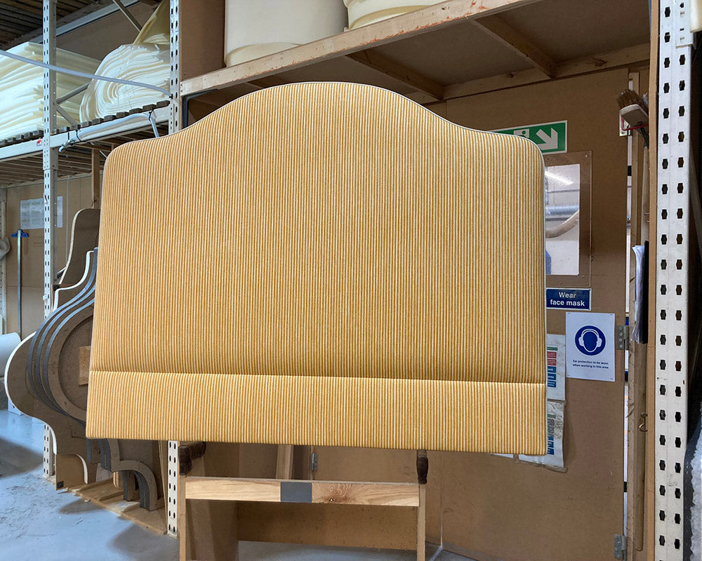 Double Barra Headboard Fermoie Poulton Stripe 169