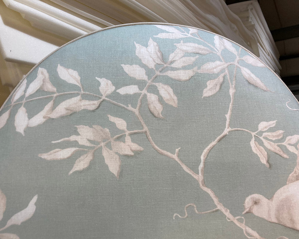 Kingsize Samson Headboard Lewis & Wood Doves Aquamarine