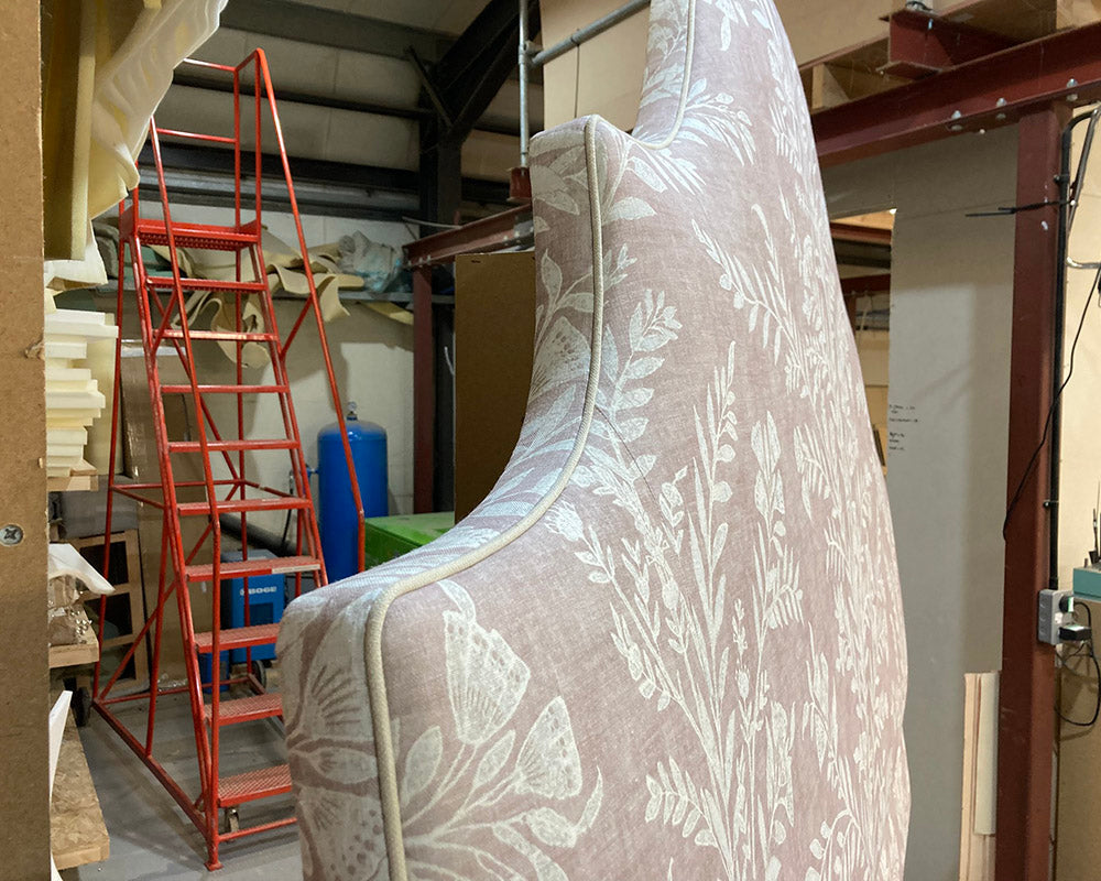 Super King Samson Headboard Lewis & Wood Fan Flower Rose