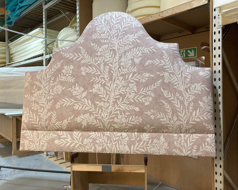 Super King Samson Headboard Lewis & Wood Fan Flower Rose