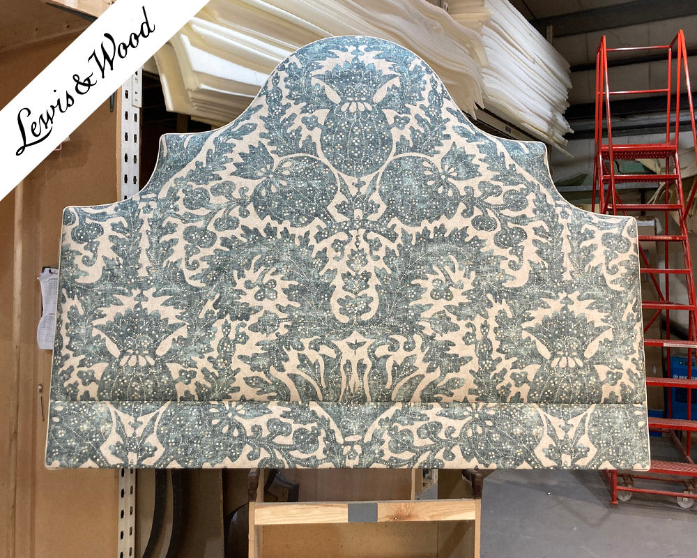 Super King Samson Headboard Lewis & Wood Pomegranate Sea Holly