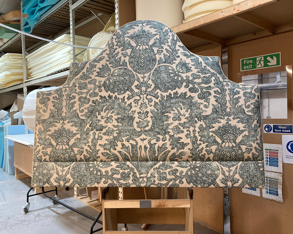 Super King Samson Headboard Lewis & Wood Pomegranate Sea Holly