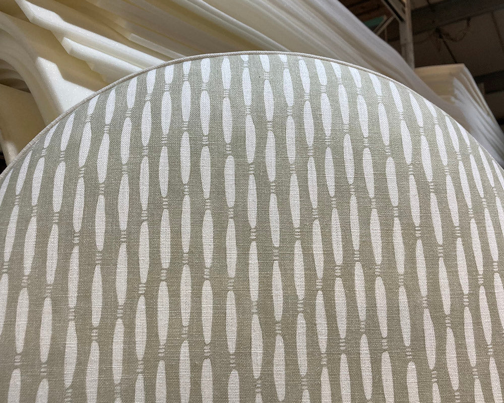 Kingsize Samson Headboard Linwood Smocked Wheatgrass