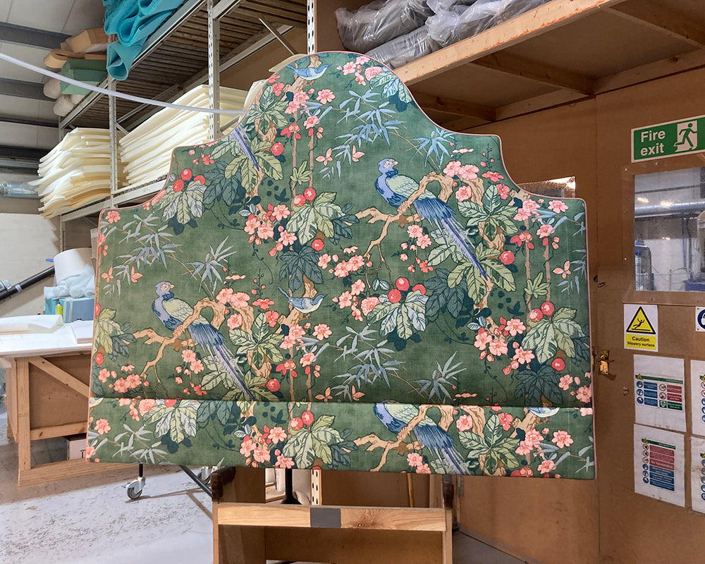 Kingsize Samson Headboard Linwood Miji Juniper