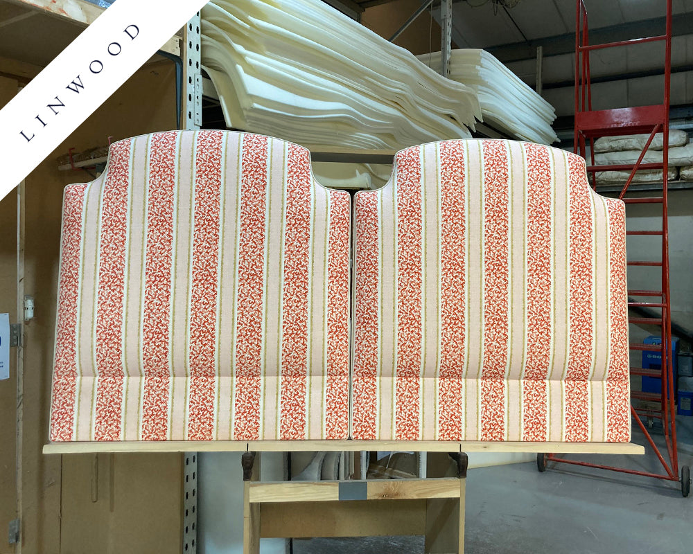 Twin Single Puffin Headboards Linwood Garden Gate Strawberry Mousse