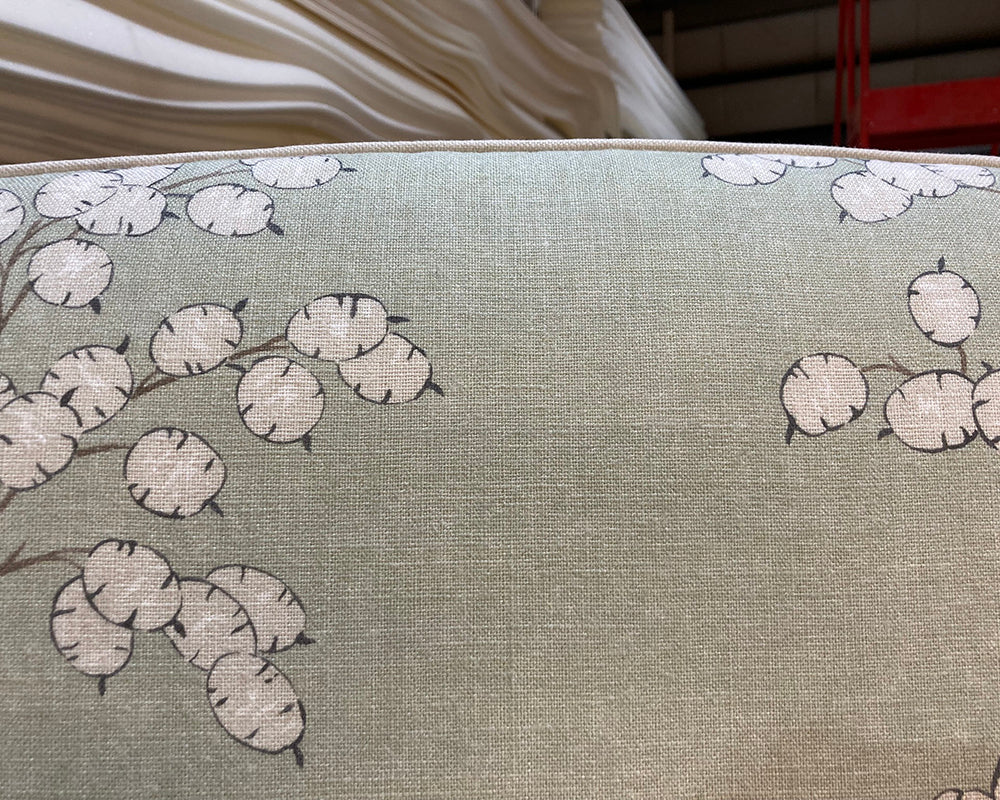 Kingsize Puffin Headboard Linwood Lottie Sage