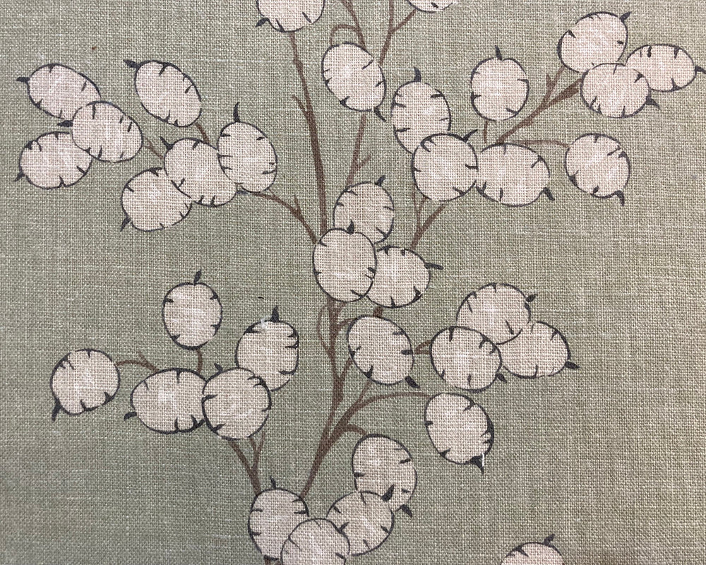 Kingsize Puffin Headboard Linwood Lottie Sage